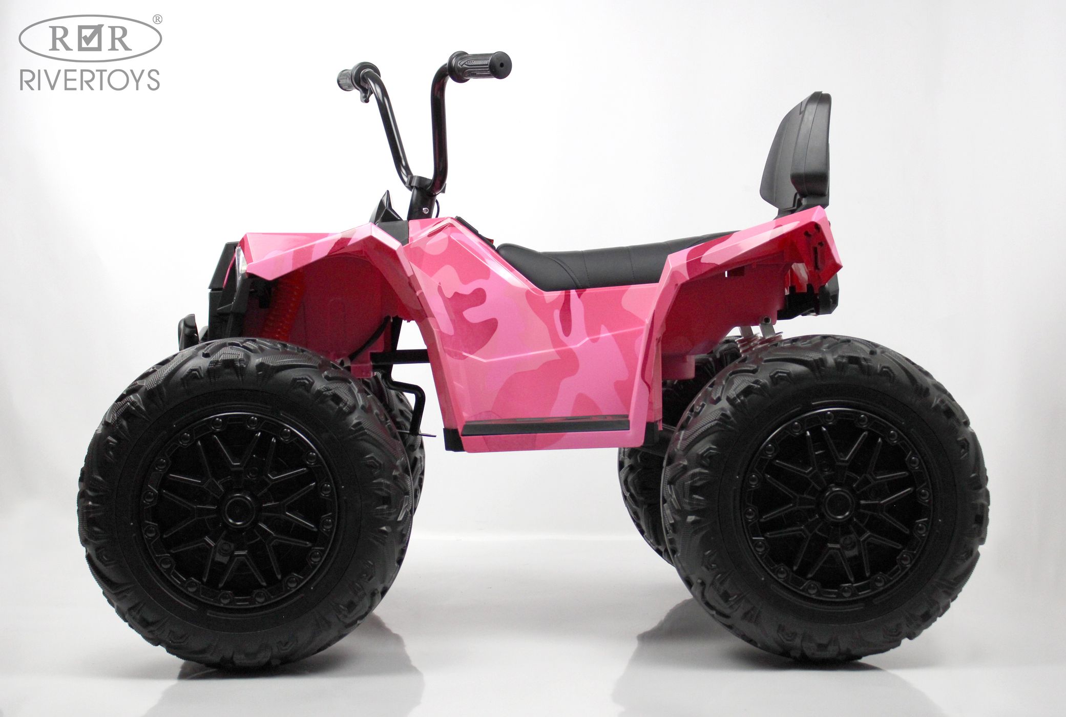 Детский электроквадроцикл A111AA 4WD розовый камуфляж А111АА