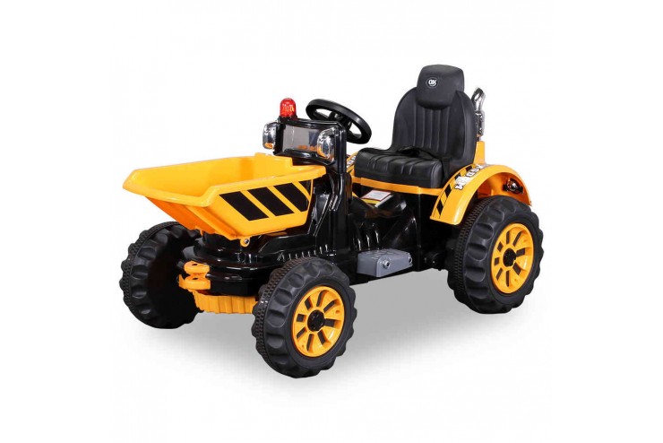 Электромобиль трактор на аккумуляторе Jiajia (Желтый) JS328C-Yellow