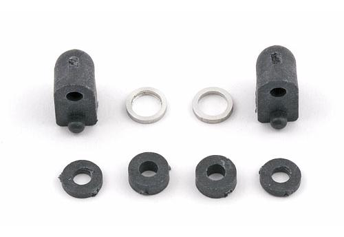 FT Low Profile Servo Mounts and spacers, carbon AS31111