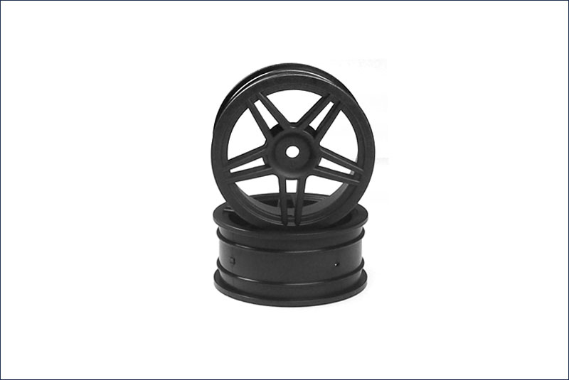 KYOSHO запчасти Wheel(10Spoke/Black/Offset0mm/24mm/2Pcs) VZH005BK