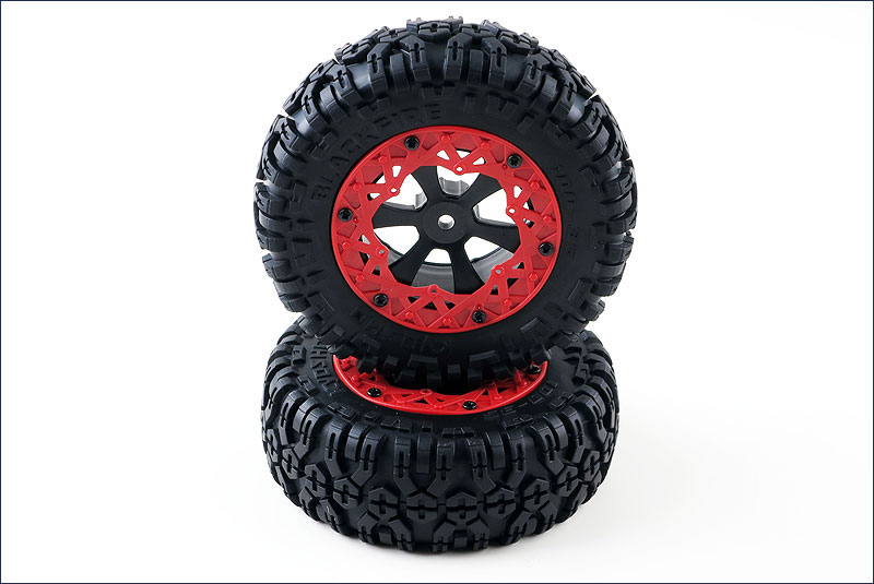 KYOSHO запчасти Tire/Wheel rim set(AXXE) EZ023