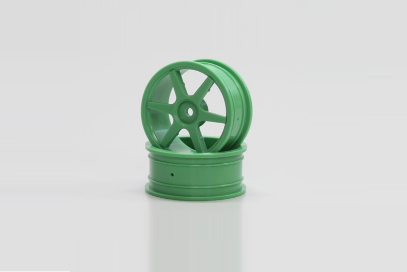 KYOSHO запчасти Wheel(6-Spoke/Green/24mm) VZH001GR
